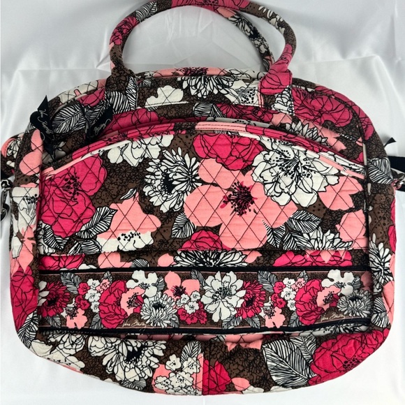 Vera Bradley Retired Pattern Mocha Rouge Tech Bag - Good Condition - Picture 14 of 16